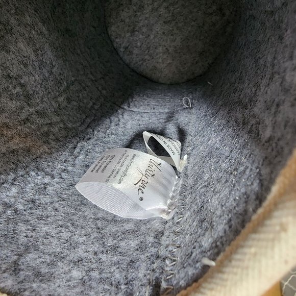 Thirty One monogram M felt wine and gift cylinder bag with faux leather strap - Picture 5 of 7